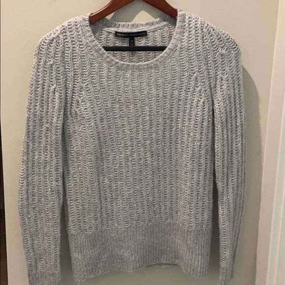 White House Black Market Sweaters - WhiteHouseBlackMarket pullover sweater gray XS